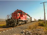 FXE SD40-2 leading an intermodal train